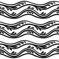 Abstract Weave Lines Seamless Pattern Design. vector
