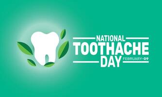 National Toothache Day serves as a reminder to care for our teeth, helping us understand the reasons behind toothaches and how to prevent them. vector