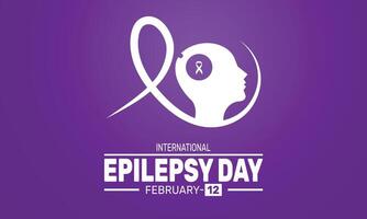 International Epilepsy Day raises awareness about epilepsy and promotes understanding of the challenges faced by individuals living with this neurological condition worldwide. vector