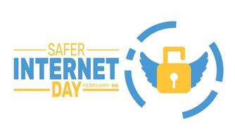 Safer Internet Day is a global initiative aimed at raising awareness about online safety, promoting responsible internet use, and fostering a safer digital world for everyone. vector