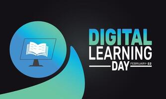 Celebrate Digital Learning Day by embracing technology in education, enhancing skills with online tools, and empowering students with innovative digital resources for a brighter future. vector