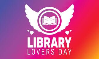 Celebrate Library Lovers Day by appreciating books and the joy of reading. Visit your local library, explore new stories, and honor the power of knowledge and imagination on this special day. vector
