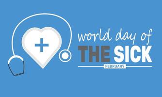 World Day of the Sick encourages reflection on the impact of sickness, focusing on empathy, healthcare accessibility, and the need for better global health policies. vector