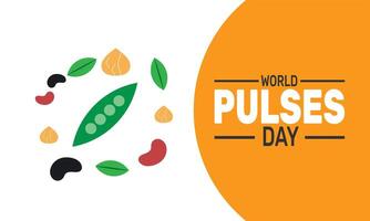 World Pulses Day focuses on promoting pulses as essential sources of plant-based protein, fiber, and nutrients, encouraging sustainable food practices and healthy eating worldwide. vector
