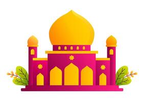 Gradient Elegance Mosque vector