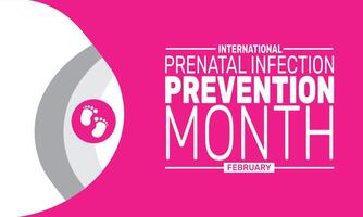 Focused on prenatal health, this month advocates for effective measures to prevent infections, ensuring the safety and well-being of both mother and child during pregnancy. vector