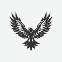 Stunning Eagle Silhouette Graphics for Creative Projects. vector