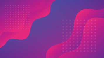 abstract background with pink and purple fluid shape and graphic dot pattern decoration vector