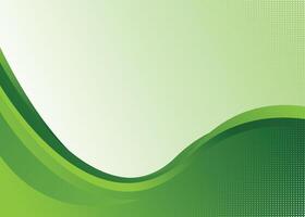 Background element with green gradient shape vector