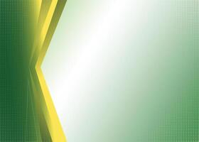 Green and yellow background with golden shape and texture vector