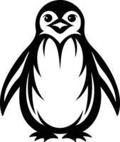 Charming Penguin Silhouettes A Symbol of Elegance and Playfulness vector