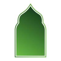 islamic ramadan frame element design vector