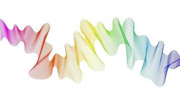 Abstract backdrop with wave vector