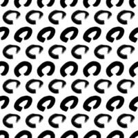 Seamless pattern with circles shape on white vector