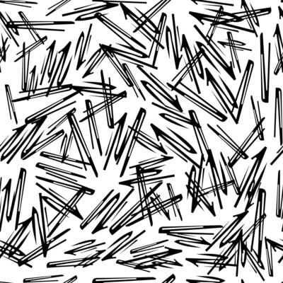 Seamless pattern with pencil brushstrokes