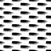Seamless pattern with scribble smears on white vector