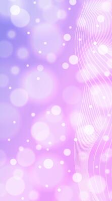 Soft pink and purple story gradient background with glowing bokeh lights and elegant wavy line patterns.