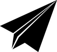 Paper plane icon isolated on white background. Illustration design. Eps 10 vector