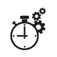 time icon illustration design template vector