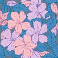 Seamless pattern for fabric or wrapping vector