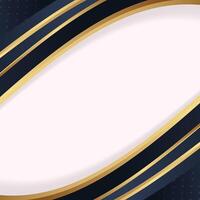 gold abstract wave background design vector