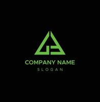 GF monogram and icon design with logo vector