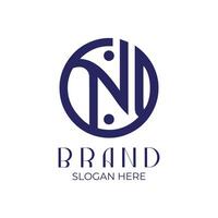 abstract logo for a company vector