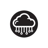 cloud computing icon design illustration vector