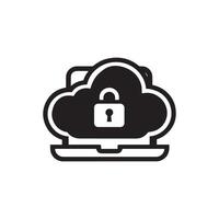 cloud computing icon illustration vector