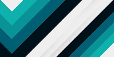 Overlap geometric abstract background with colorful gradient green and black stripes concept pattern. Colorful simple banner. vector