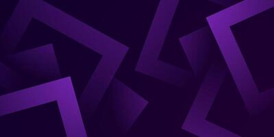 Abstract dark purple background with overlap shadow square pattern. vector