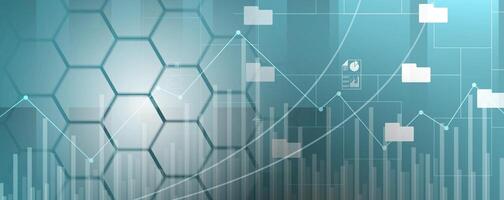 Unlocking Business Potential by Merging Financial Technology with Advanced Data Analytics vector