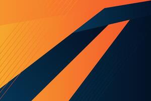 Abstract geometric dark blue and orange square themed overlapping background for graphic design. vector