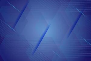 Abstract 3D background with blue color. Overlapping hexagon pattern with line shapes. Cool design. eps10 vector