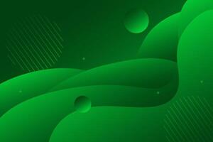 Abstract dark green wavy background with dynamic shape design and simple pattern. Eps10 vector
