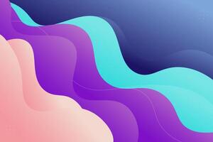 Popular colorful wavy abstract background with soft blue purple and pink gradient colors in the background. Eps10 vector