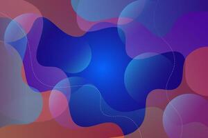 Colorful blue and orange geometric business banner design. Creative banner design with wave and line shapes as template. Simple design on colored horizontal banner. Eps10 vector