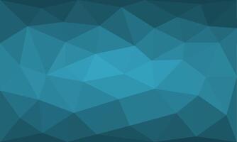Flat polygonal gradient background. Modern geometric triangle pattern design elements in blue yale color vector
