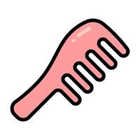 Simple Hair Comb colorful icon. The icon can be used for websites, print templates, presentation templates, illustrations, etc vector