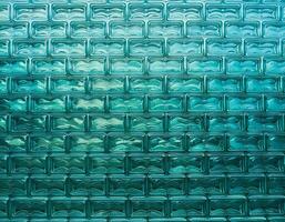 Glass block assembly forming modular photo