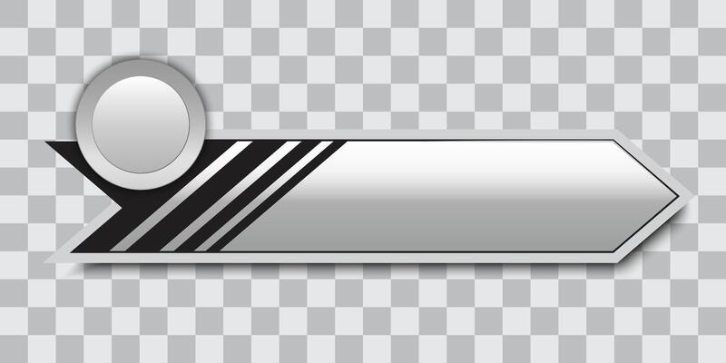 Graphic label white for decoration