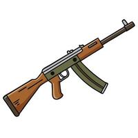 Graphic of DP-28 Machine Gun vector