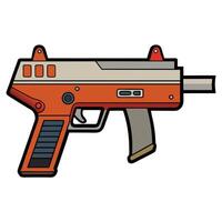 DP-28 Gun Line Art for Design Projects vector