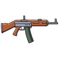 DP-28 Rifle Icon for Military Graphics vector