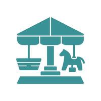 Carousel trendy delightful abstract illustration colorful useful design vector