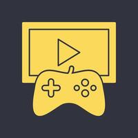 Gaming trendy glorious abstract illustration colorful useful design vector