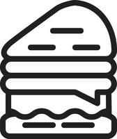 a hamburger icon on a white background vector