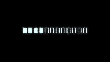 Rectangle shape loading bar loop effect background video