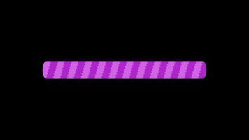 Purple Diagonal loading bar effect background video