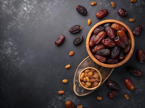 fechas en ollas, oscuro antecedentes foto